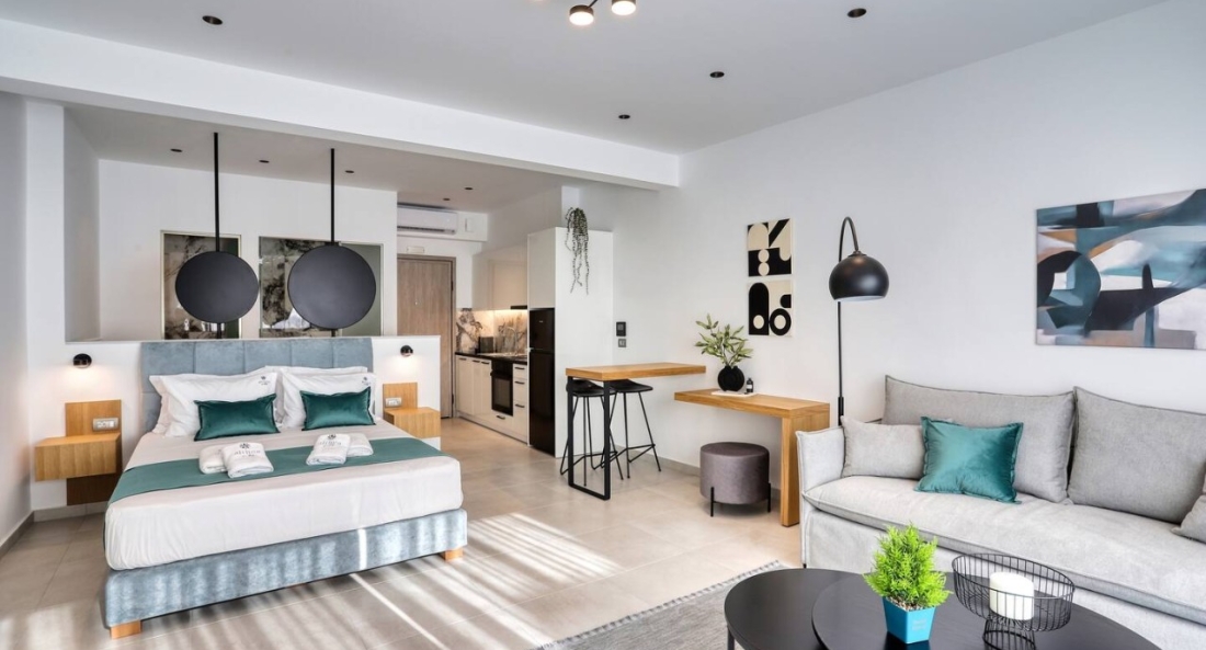 Althea Suites B1 Studio, downtown Sitia center