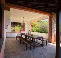 Beachfront villa with huge garden, 3br, Chalkidiki