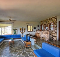 Beachfront villa with huge garden, 3br, Chalkidiki
