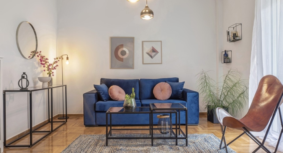 Luxury 2bdr Apt - Megaro Mousikis